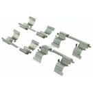 2000 Daewoo Lanos Disc Brake Hardware Kit 2