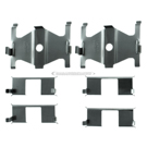 1994 Hyundai Sonata Disc Brake Hardware Kit 1