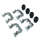 2012 Hyundai Accent Disc Brake Hardware Kit 2