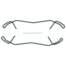 2000 Jeep Grand Cherokee Disc Brake Hardware Kit 2
