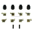 2000 Jeep Grand Cherokee Disc Brake Hardware Kit 1