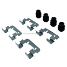 2011 Ford Focus Disc Brake Hardware Kit 3