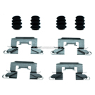 2014 Mazda 2 Disc Brake Hardware Kit 1