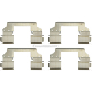 2014 Ford Fiesta Disc Brake Hardware Kit 1