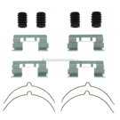 2009 Ford F Series Trucks Disc Brake Hardware Kit 1