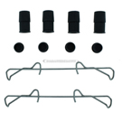 1987 Dodge Dakota Disc Brake Hardware Kit 1