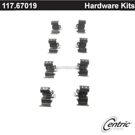 Centric Parts 117.67019 Disc Brake Hardware Kit 2