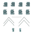 2000 Mazda Miata Disc Brake Hardware Kit 1