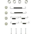 1977 Volkswagen Super Beetle Drum Brake Hardware Kit 1