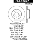 1996 Ford Crown Victoria Brake Rotor 5