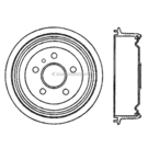 Centric Parts 122.36003 Brake Drum 8