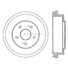 Centric Parts 122.40012 Brake Drum 8