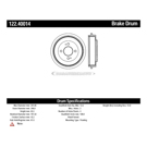 2014 Honda Insight Brake Drum 6