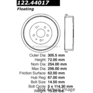 2000 Toyota Tacoma Brake Drum 1