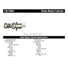 1990 Peugeot 405 Brake Master Cylinder 3