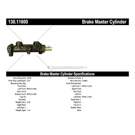 Centric Parts 130.11600 Brake Master Cylinder 3