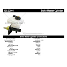 Centric Parts 130.22001 Brake Master Cylinder 3