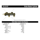 1982 Audi 5000 Brake Master Cylinder 3