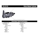 Centric Parts 130.33132 Brake Master Cylinder 3