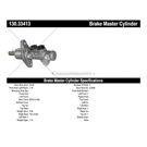 Centric Parts 130.33413 Brake Master Cylinder 3