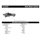 Centric Parts 130.33427 Brake Master Cylinder 3