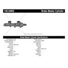 Centric Parts 130.34002 Brake Master Cylinder 3