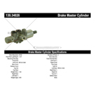 Centric Parts 130.34026 Brake Master Cylinder 3