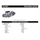 Centric Parts 130.34027 Brake Master Cylinder 3