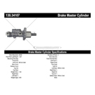 Centric Parts 130.34107 Brake Master Cylinder 3