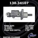 Centric Parts 130.34107 Brake Master Cylinder 1