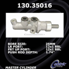 Centric Parts 130.35016 Brake Master Cylinder 1