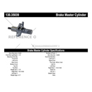 Centric Parts 130.35039 Brake Master Cylinder 3