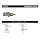 2000 Saab 9-5 Brake Master Cylinder 3