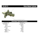 Centric Parts 130.38113 Brake Master Cylinder 3
