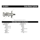2000 Volvo S80 Brake Master Cylinder 3