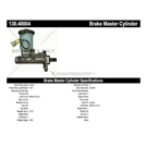 Centric Parts 130.40004 Brake Master Cylinder 3