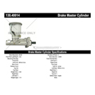 Centric Parts 130.40014 Brake Master Cylinder 3