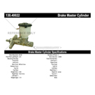 Centric Parts 130.40022 Brake Master Cylinder 3
