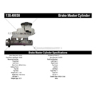 Centric Parts 130.40038 Brake Master Cylinder 3