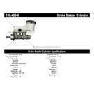 Centric Parts 130.40049 Brake Master Cylinder 3