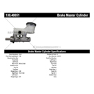 Centric Parts 130.40051 Brake Master Cylinder 3