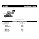 Centric Parts 130.40057 Brake Master Cylinder 3
