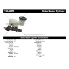 2007 Acura TL Brake Master Cylinder 3