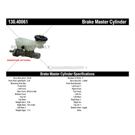Centric Parts 130.40061 Brake Master Cylinder 3