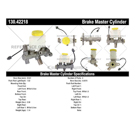 2000 Nissan Sentra Brake Master Cylinder 9