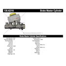 Centric Parts 130.42316 Brake Master Cylinder 3