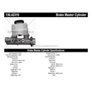 1996 Nissan Pick-up Truck Brake Master Cylinder 3