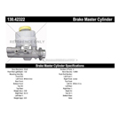 Centric Parts 130.42322 Brake Master Cylinder 3