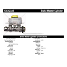 Centric Parts 130.42325 Brake Master Cylinder 3
