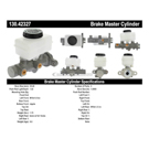 Centric Parts 130.42327 Brake Master Cylinder 9